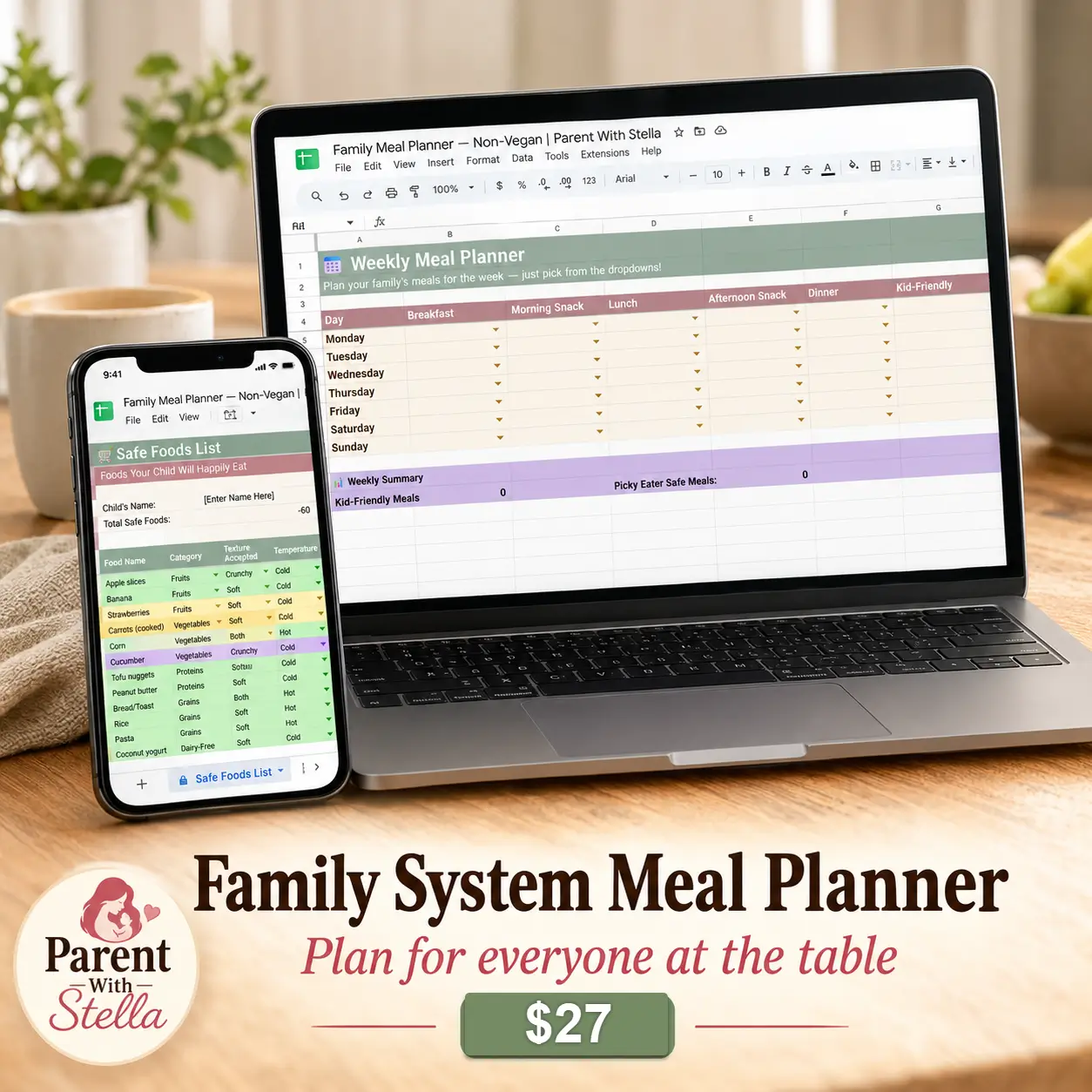 Family System Meal Planner