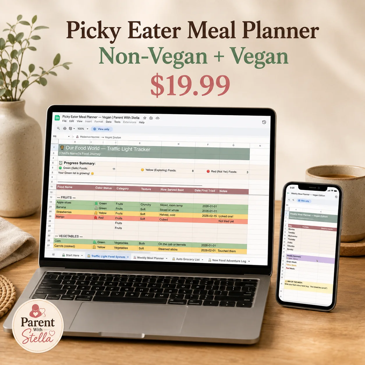 Picky Eater Meal Planner